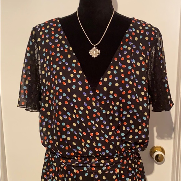 🍒 SANGRIA Dress- Flutter sleeves w/ lace!!! - Picture 3 of 13